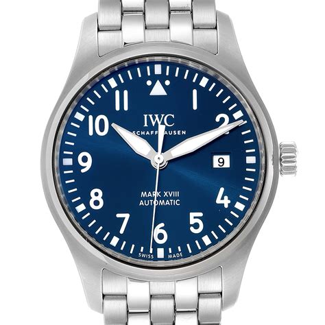 iwc mark xviii blue|iwc mark xviii price.